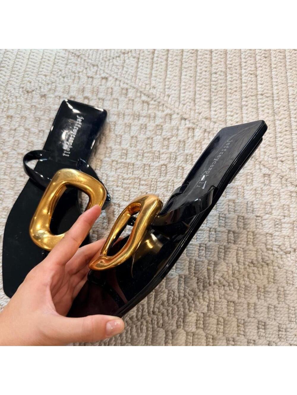 Jeffrey Campbell Linques-2 Flat Sandals - Picture 2 of 4